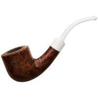 BriarWorks Classic Dark Smooth with White Stem (C131)