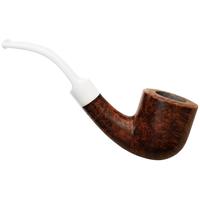BriarWorks Classic Dark Smooth with White Stem (C131)