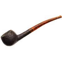 BriarWorks Classic Dark Sandblasted with Tortoise Stem (C121)