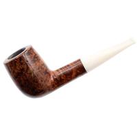 BriarWorks Classic Dark Smooth with White Stem (C22)