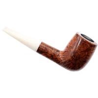 BriarWorks Classic Dark Smooth with White Stem (C22)