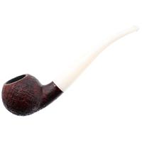 BriarWorks Original Brown Sandblasted with White Stem (OR01L)