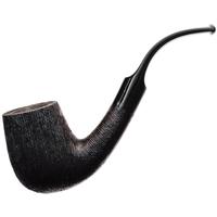 BriarWorks Classic Dark Rusticated with Black Stem (C12)