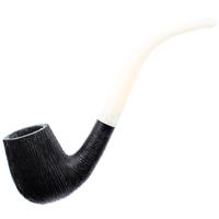 BriarWorks Classic Dark Rusticated with White Stem (C13)