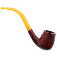 BriarWorks Classic Brown Sandblasted with Amber Stem (C13)