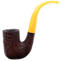 BriarWorks Classic Brown Sandblasted with Amber Stem (C151XL)