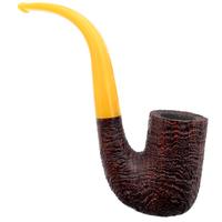BriarWorks Classic Brown Sandblasted with Amber Stem (C151XL)