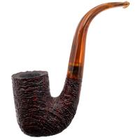 BriarWorks Classic Brown Sandblasted with Tortoise Stem (C151XL)