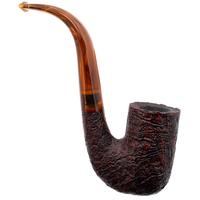 BriarWorks Classic Brown Sandblasted with Tortoise Stem (C151XL)
