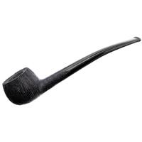 BriarWorks Classic Dark Rusticated with Black Stem (C121)