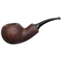 Chacom Brown Sandblasted Bent Apple Reverse Calabash