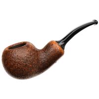 Chacom Brown Sandblasted Bent Apple Reverse Calabash