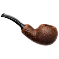 Chacom Brown Sandblasted Bent Apple Reverse Calabash