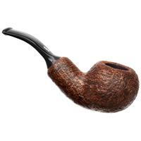 Chacom Brown Sandblasted Bent Apple Reverse Calabash