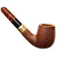 Chacom Churchill Sandblasted Bent Billiard Churchwarden (42) (9mm)