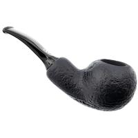 Chacom Sandblasted Black Bent Apple Reverse Calabash
