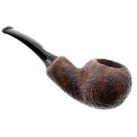Chacom Sandblasted Brown Bent Apple Reverse Calabash