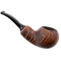 Chacom Brown Smooth Matte Bent Apple Reverse Calabash