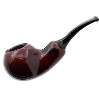 Chacom Brown Smooth Bent Apple Reverse Calabash