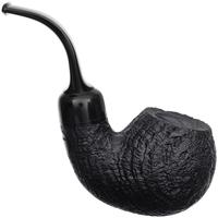 Moonshine Pipe Co Midnight Sandblasted Cannonball with Black Stem