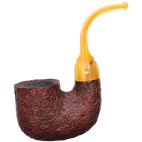 Moonshine Pipe Co Brown Sandblasted Pipe of the Year 2019