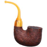 Moonshine Pipe Co Brown Sandblasted Pipe of the Year 2019