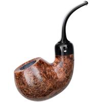 Moonshine Pipe Co Dark Smooth Cannonball with Black Stem (9mm)