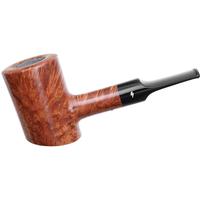 Moonshine Pipe Co Light Smooth Patriot with Black Stem (9mm)