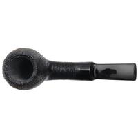 Moonshine Pipe Co Wire Rusticated Bent Egg with Black Stem