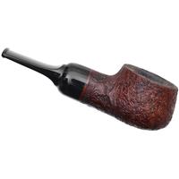 Moonshine Leather Sandblasted Pot Still with Black Stem