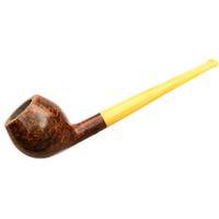Moonshine Dark Smooth Long Stem Devil Anse with Amber Stem