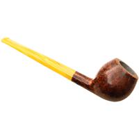 Moonshine Dark Smooth Long Stem Devil Anse with Amber Stem