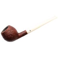 Moonshine Leather Sandblasted Long Stem Devil Anse with White Stem