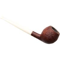 Moonshine Leather Sandblasted Long Stem Devil Anse with White Stem