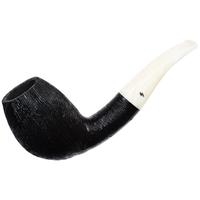 Moonshine Wire Rusticated Bent Egg with White Stem