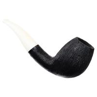 Moonshine Wire Rusticated Bent Egg with White Stem