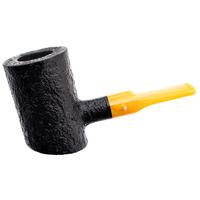 Moonshine Midnight Sandblasted Stoker with Amber Stem