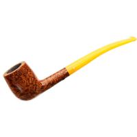 Moonshine Light Smooth Long Stem Hillbilly with Amber Stem
