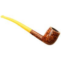 Moonshine Light Smooth Long Stem Hillbilly with Amber Stem