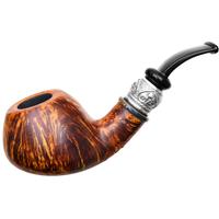 Neerup P. Jeppesen Boutique Smooth Bent Brandy with Silver (4) (9mm)