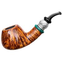 Neerup P. Jeppesen Boutique Smooth Bent Brandy with Silver (6) (9mm)