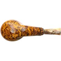 Neerup P. Jeppesen Handmade Ida Easy Cut Partially Rusticated Bent Billiard (3) (9mm)