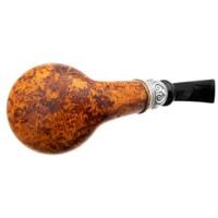 Neerup P. Jeppesen Boutique Smooth Bent Brandy with Silver (4) (9mm)