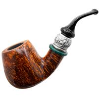 Neerup P. Jeppesen Boutique Smooth Bent Brandy with Silver (6) (9mm)