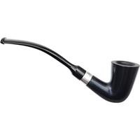 Peterson Speciality Ebony Silver Mounted Calabash Fishtail