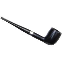 Peterson Junior Ebony Silver Mounted Straight Billiard Fishtail