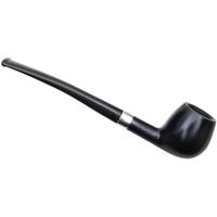 Peterson Junior Ebony Silver Mounted Canted Apple Fishtail