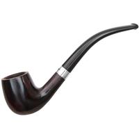 Peterson Junior Heritage Silver Mounted Bent Billiard Fishtail