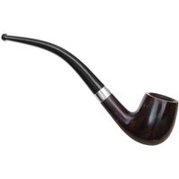 Peterson Junior Heritage Silver Mounted Bent Billiard Fishtail