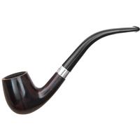 Peterson Junior Heritage Silver Mounted Bent Billiard Fishtail